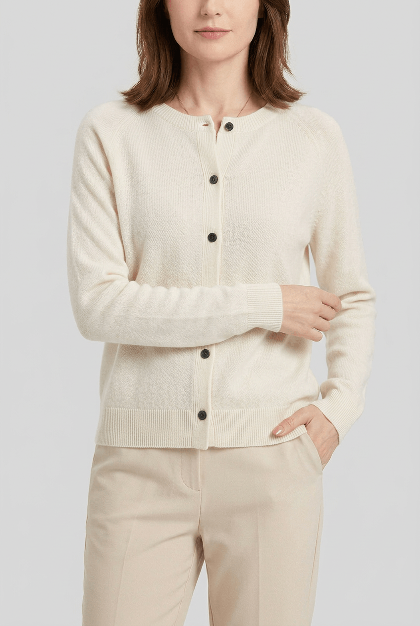 Women's Ribbed Cardigan | Long Sleeves & Button Front