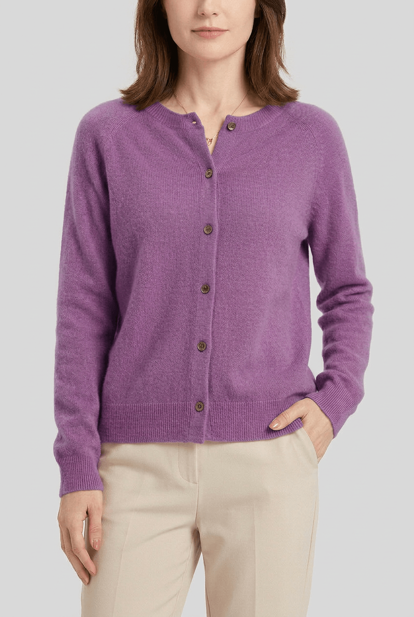 Women's Ribbed Cardigan | Long Sleeves & Button Front