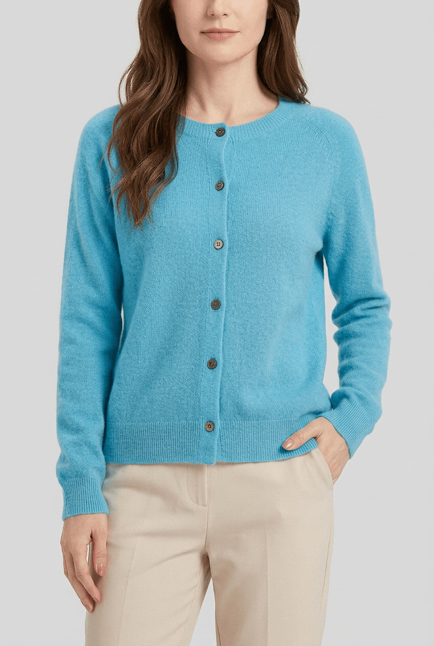 Women's Ribbed Cardigan | Long Sleeves & Button Front