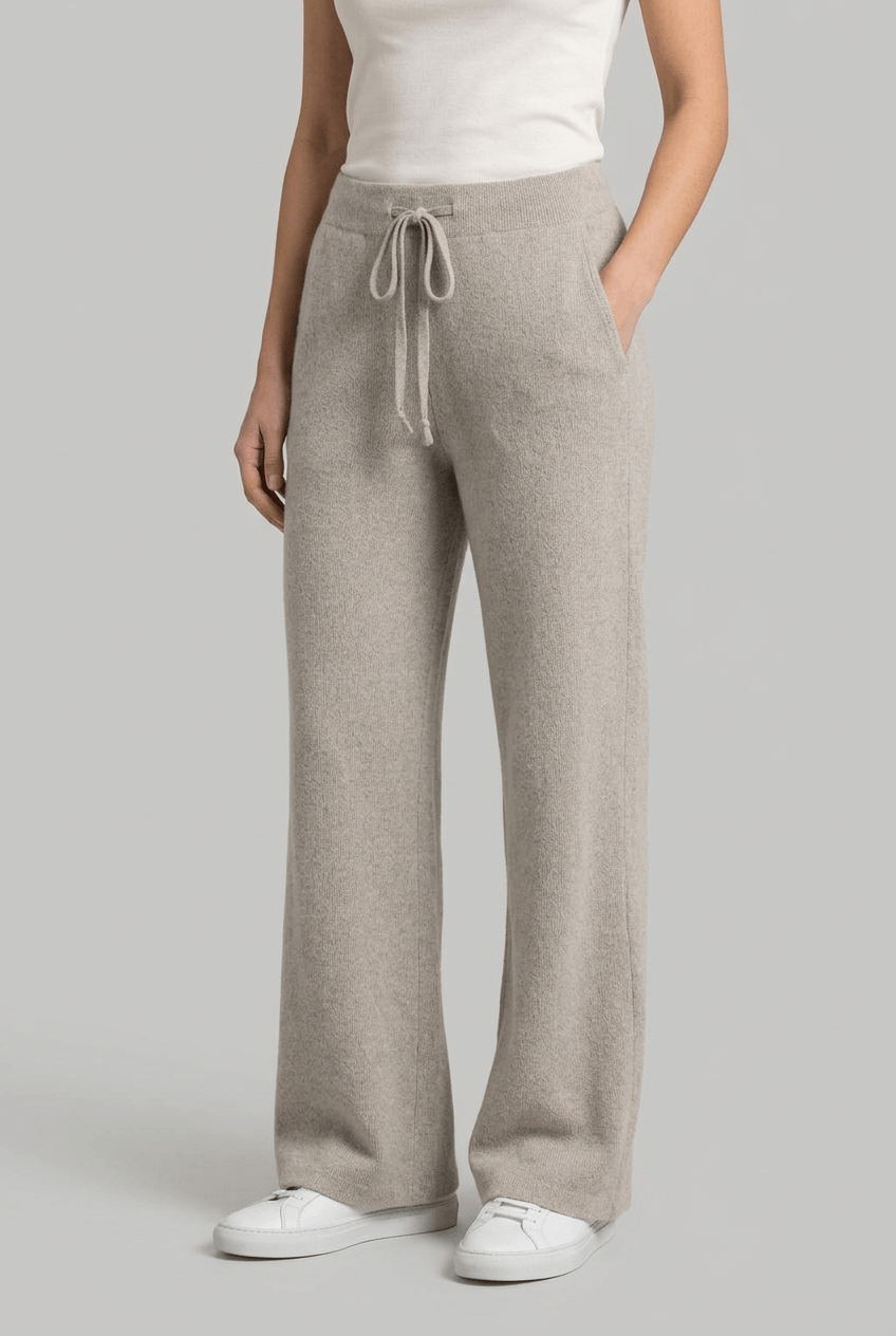Women's Wide Leg Trousers | Drawstring Waist