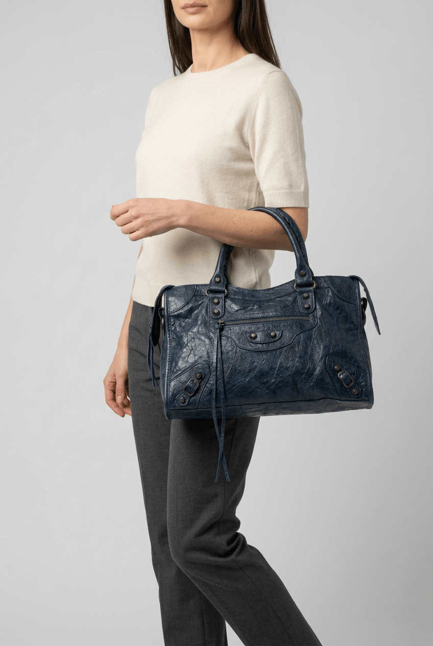 Women's Handbag | Zip Front & Detachable Strap