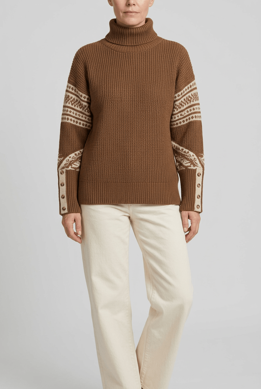 Women's Fair Isle Roll Neck Jumper