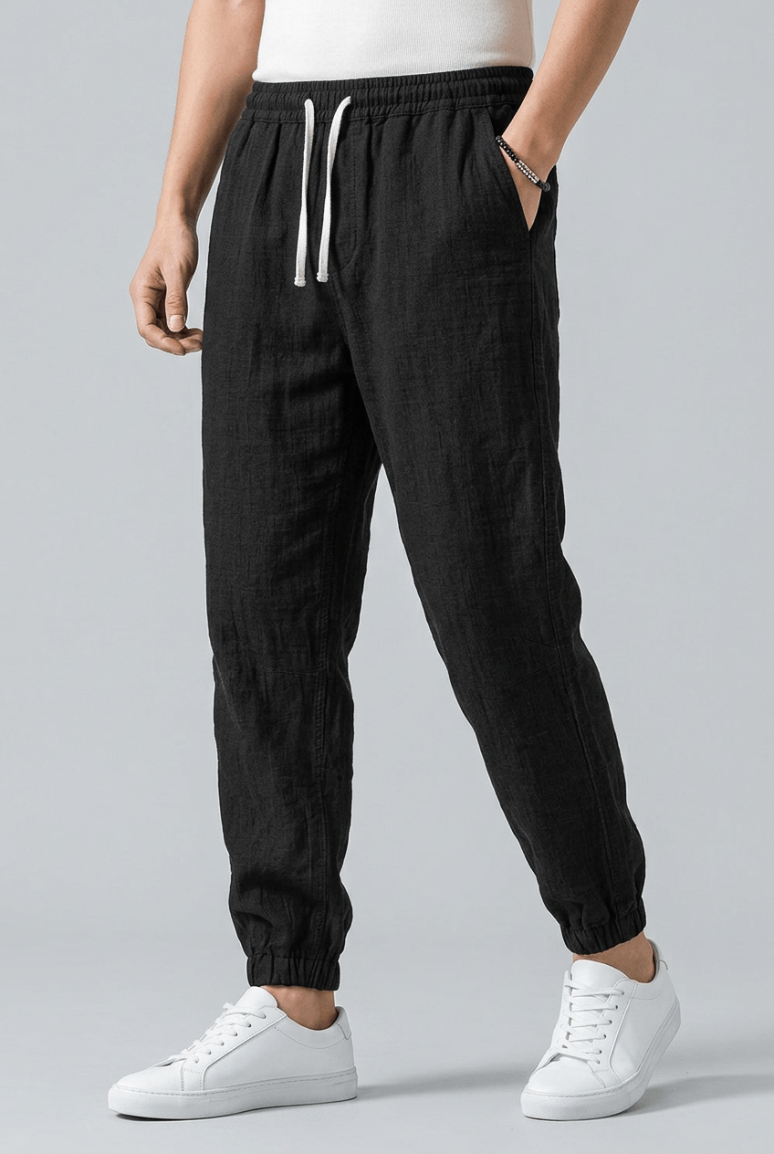 Men's Trousers | Drawstring Waistband & Elastic Cuffs