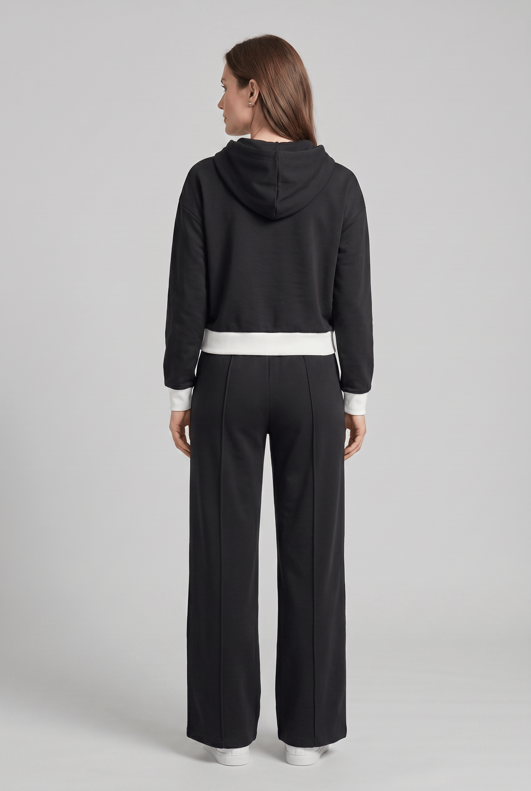 Women’s Wide Leg Co-Ord Hoodie Tracksuit Set | Casual