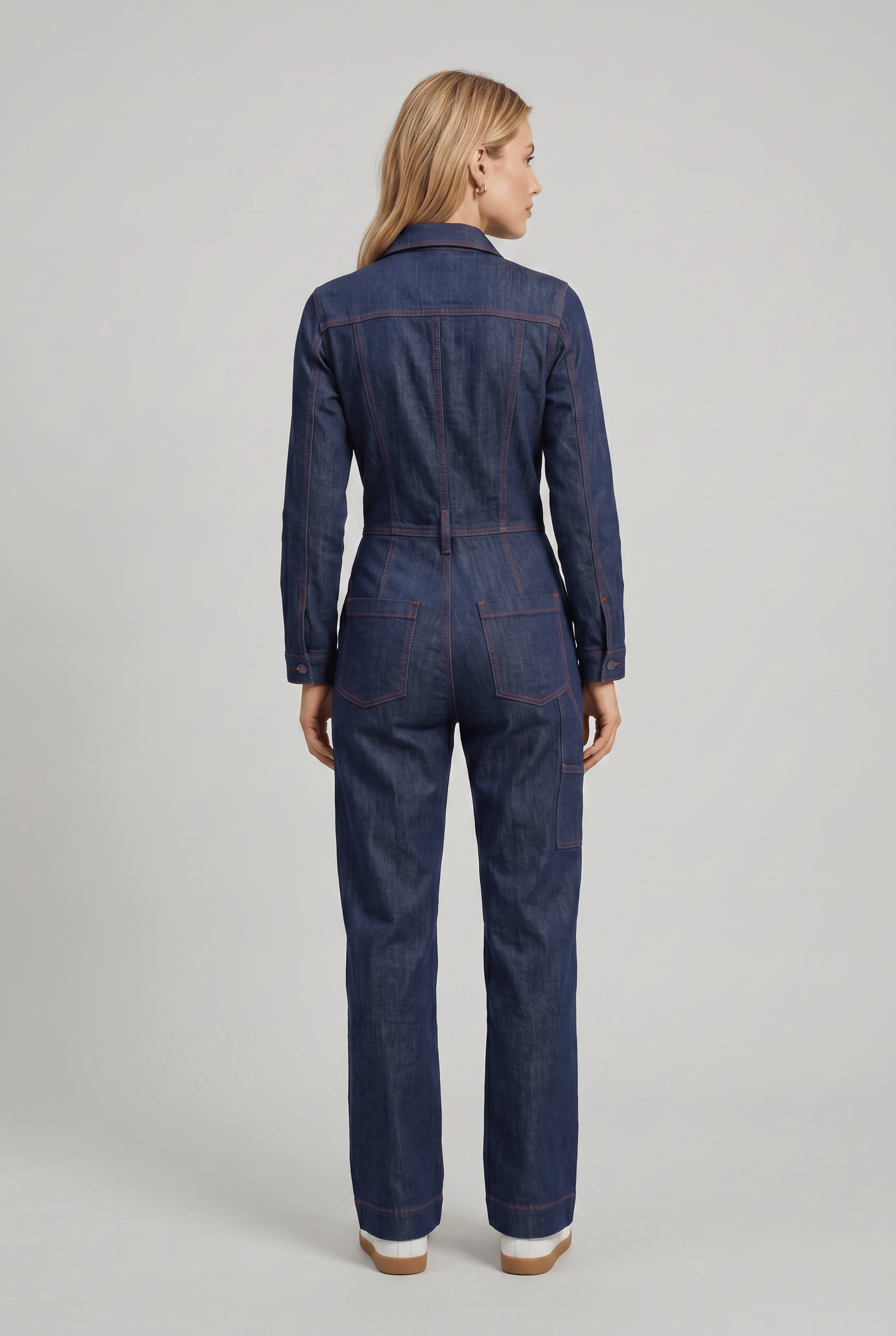 Women’s Wide Leg Zip Front Jumpsuit | Stylish