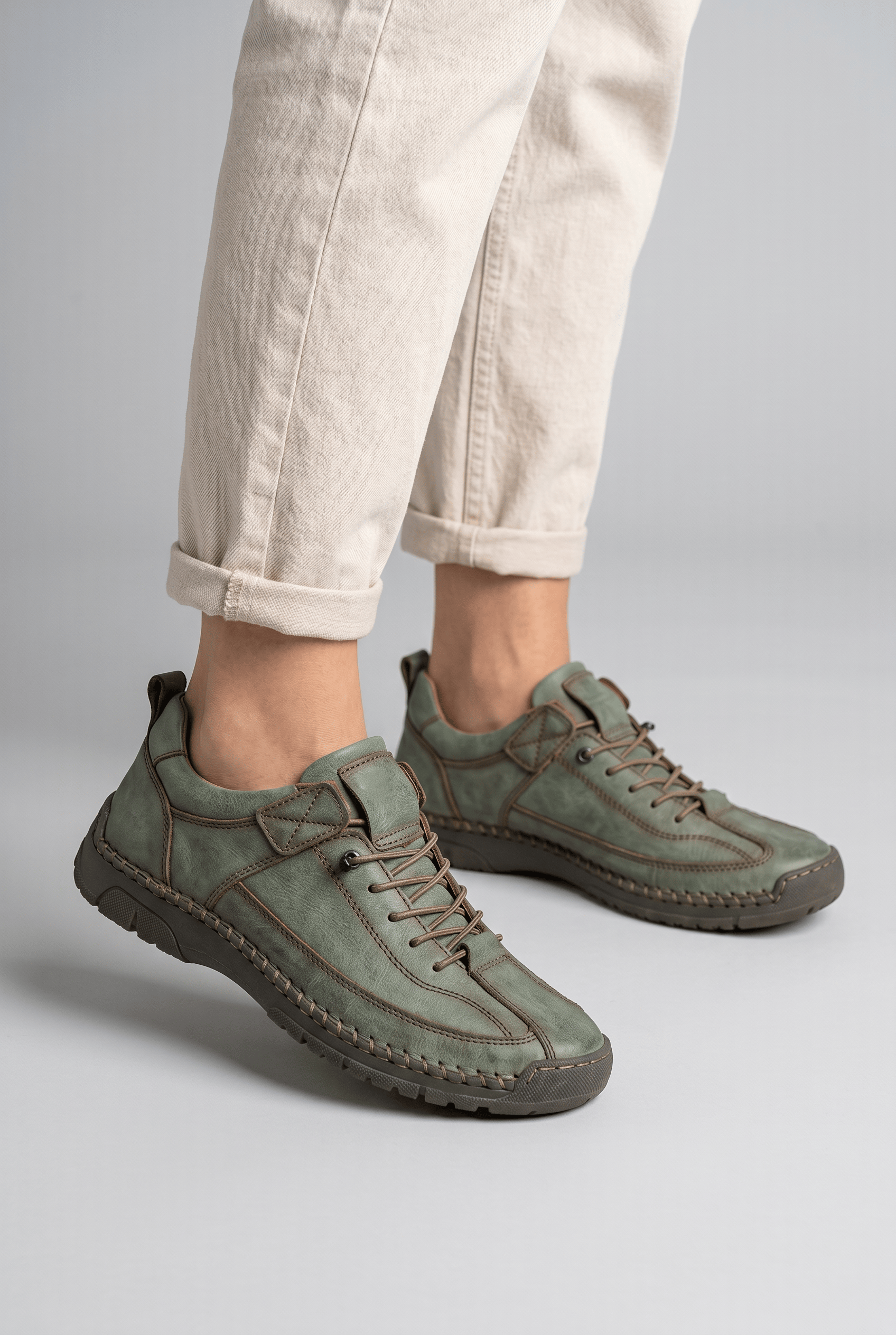 Women's Lace-Up Casual Trainers | Low Top
