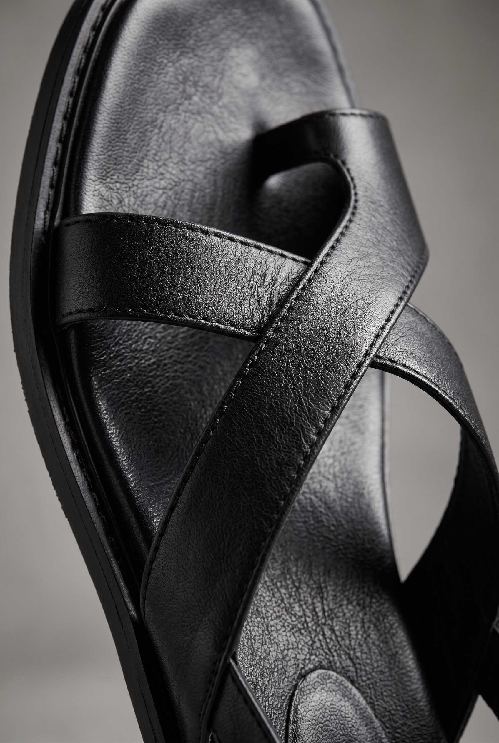 Women's Cross Strap Flat Buckle Sandals | Square Toe