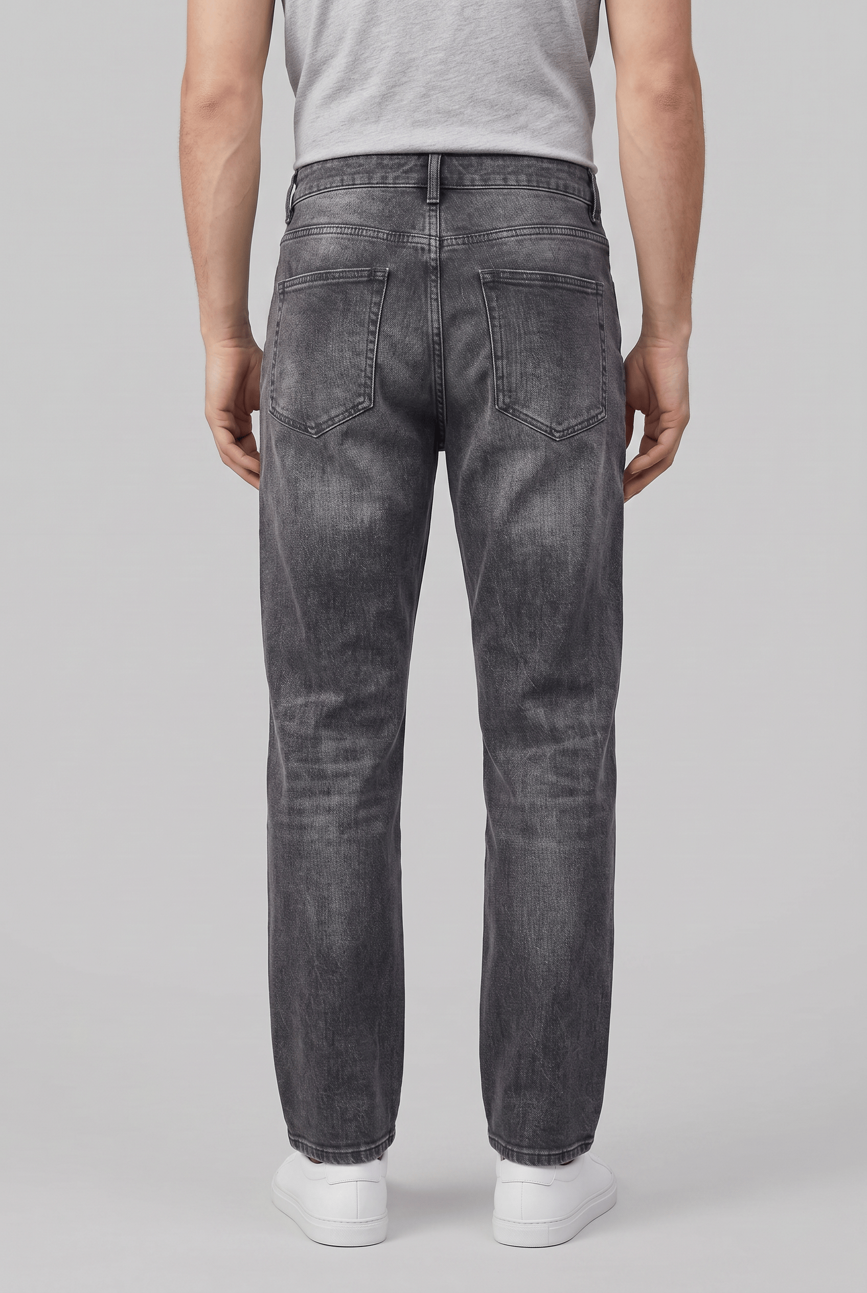 Men’s Straight Fit Vintage Washed Jeans | Classic