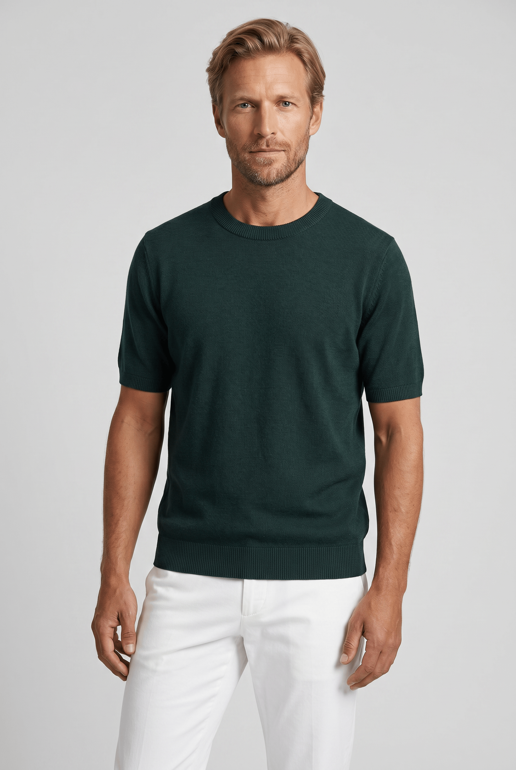 Men’s Crew Neck Short Sleeve Summer T-Shirt | Relaxed Fit