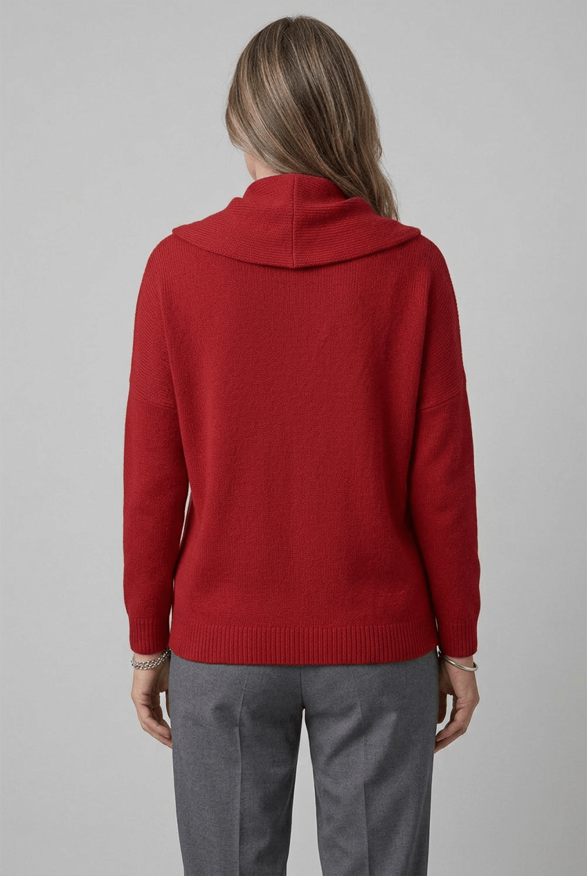 Women's Cowl Neck Jumper | Long Sleeve Knit