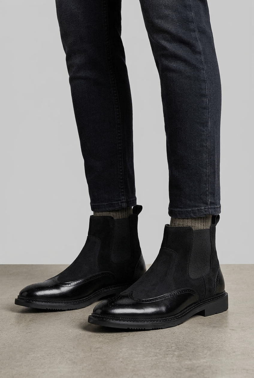 Men's Chelsea Boots | Wingtip Brogue & Pull Tab
