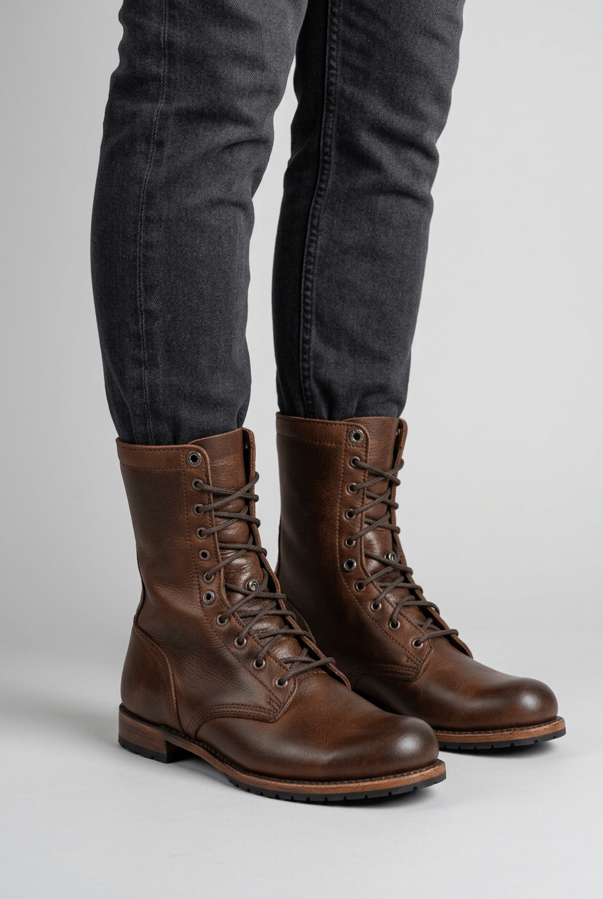 Women's Mid-Calf Boots | Lace-Up