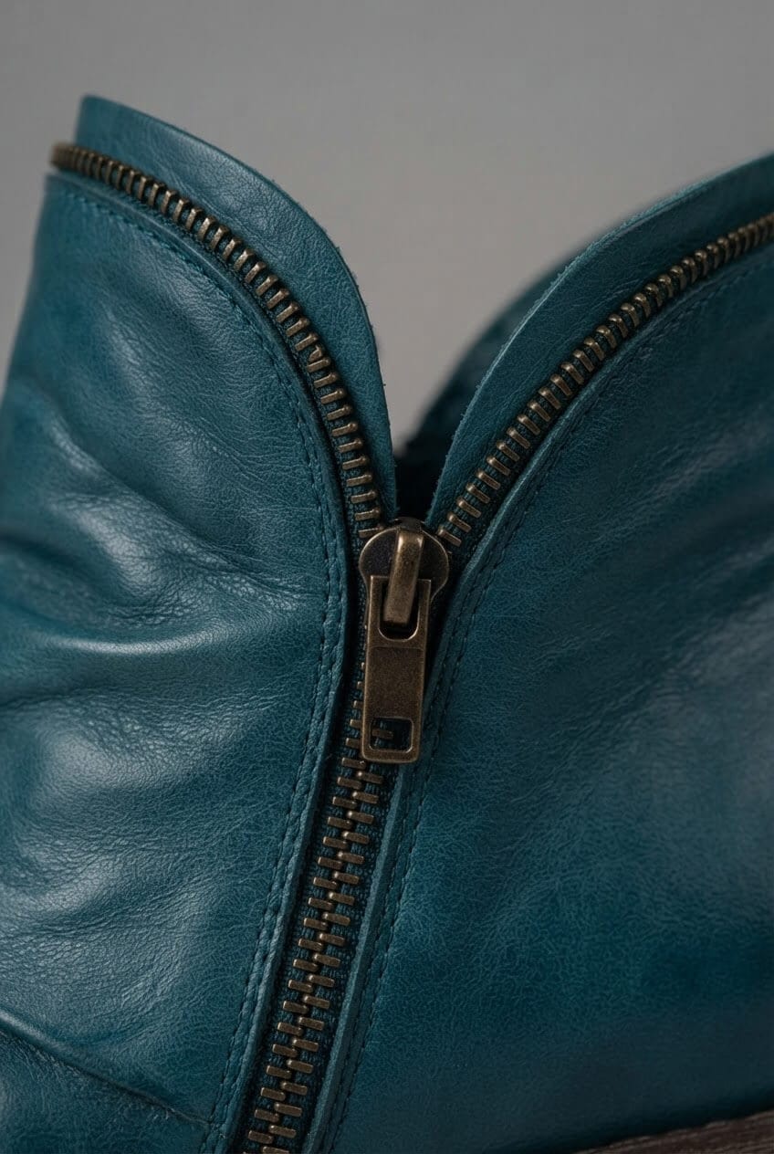 Women's Side Zip Ankle Boots | Low Block Heel