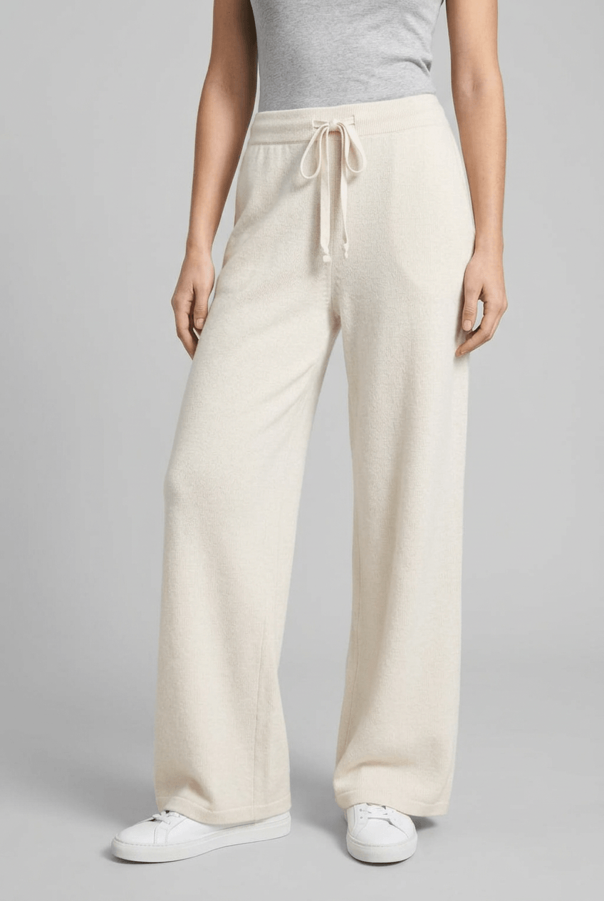 Women's Wide Leg Trousers | Drawstring Waist
