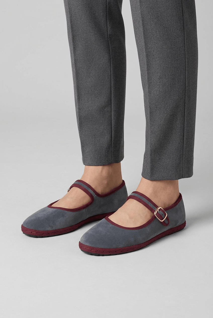 Women's Shoe | Round Toe Buckle Strap Mary Jane Ballet Flats