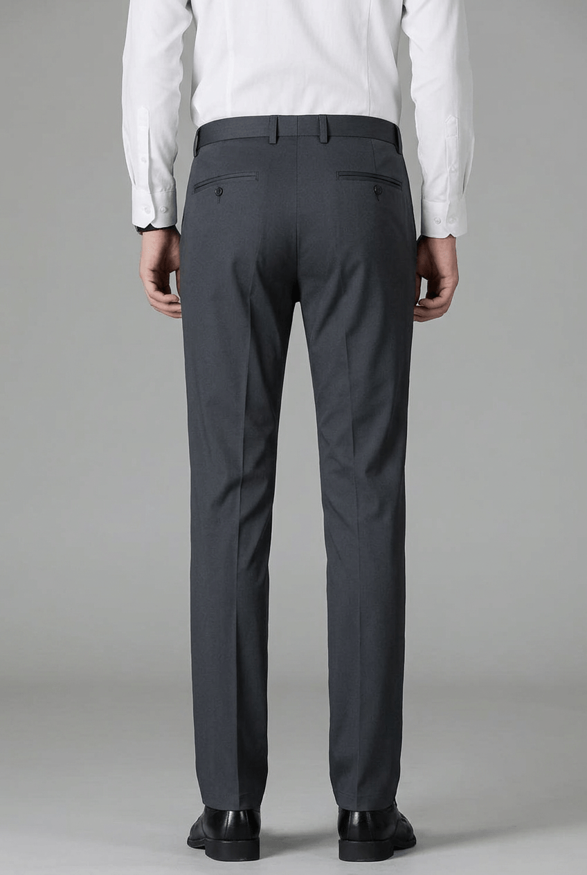 Men's Slim Fit Tailored Trousers | Straight Leg