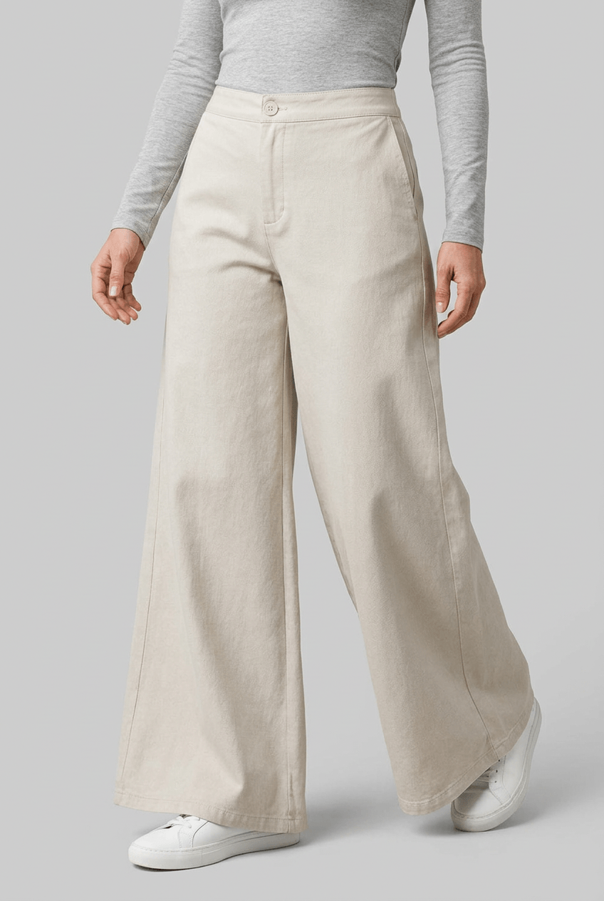 Women's Palazzo Wide Leg Trousers | High Waisted Flare