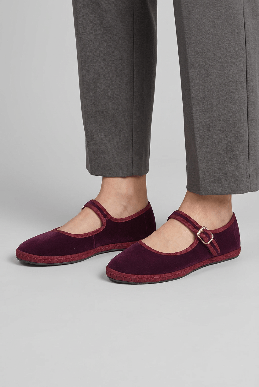 Women's Shoe | Round Toe Buckle Strap Mary Jane Ballet Flats