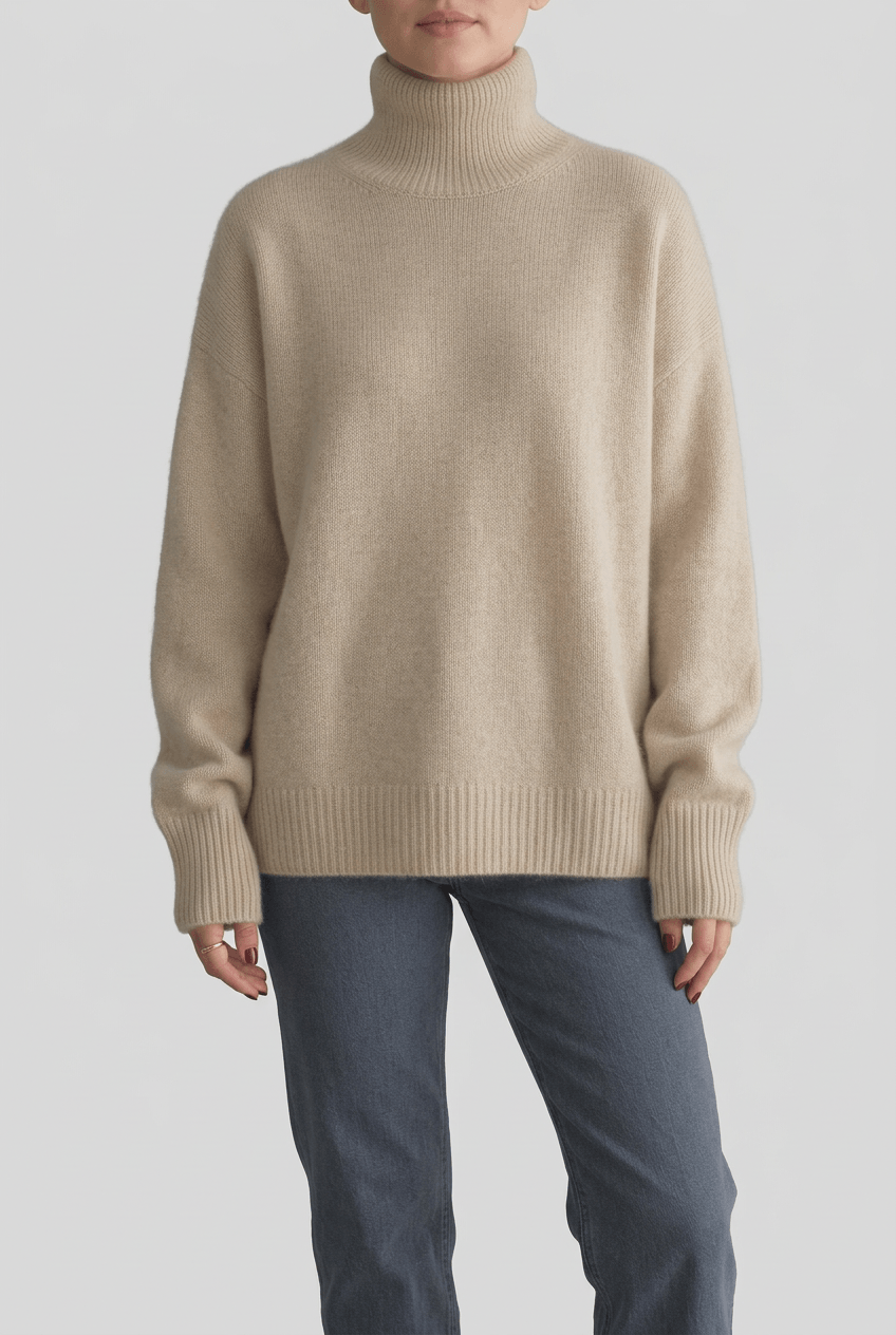 Women's Oversized Roll Neck Jumper