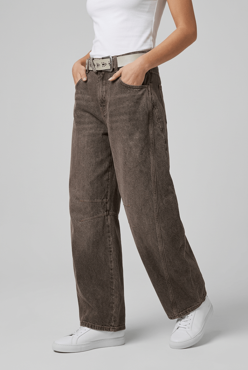Women's Wide Leg Barrel Jeans