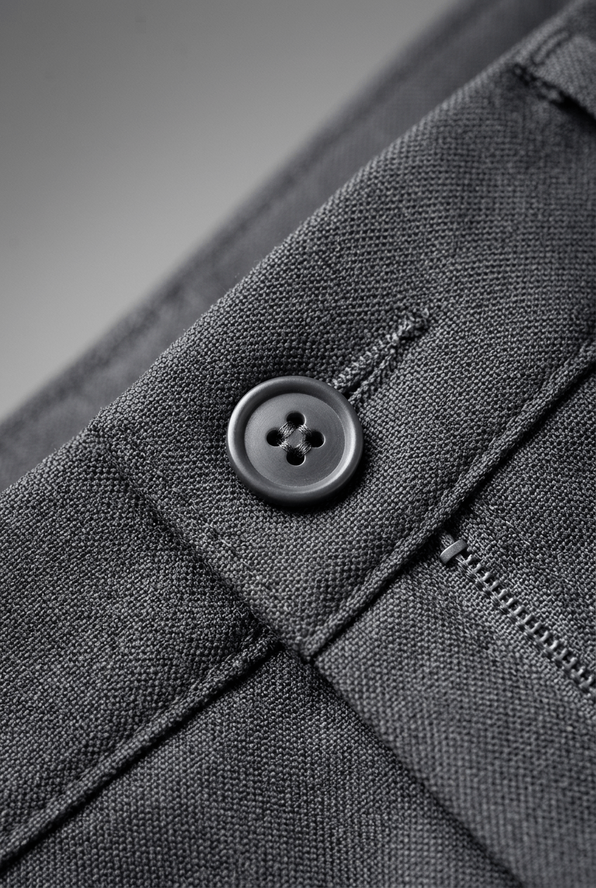 Men's Slim Fit Tailored Trousers | Straight Leg