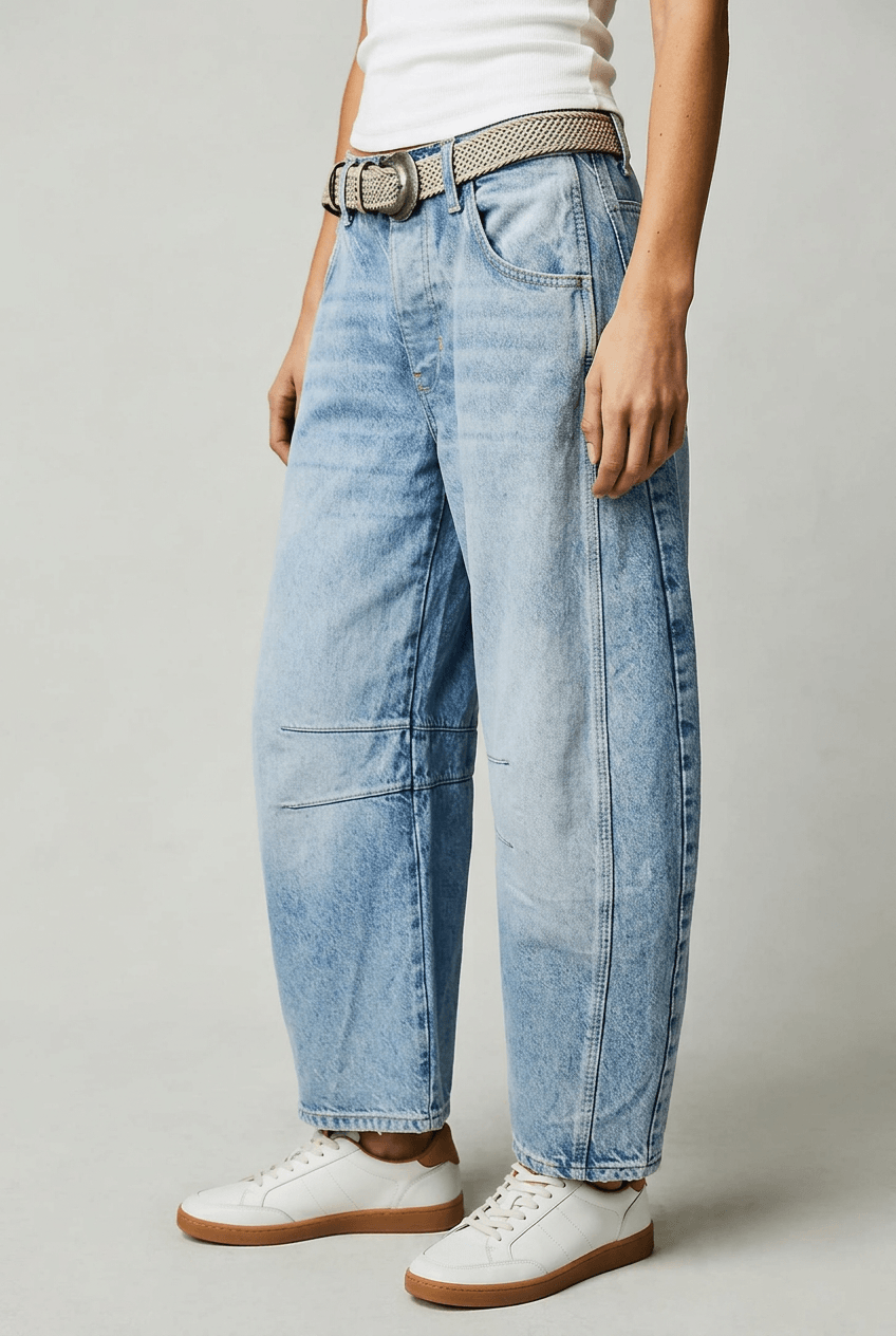 Women's Wide Leg Barrel Jeans