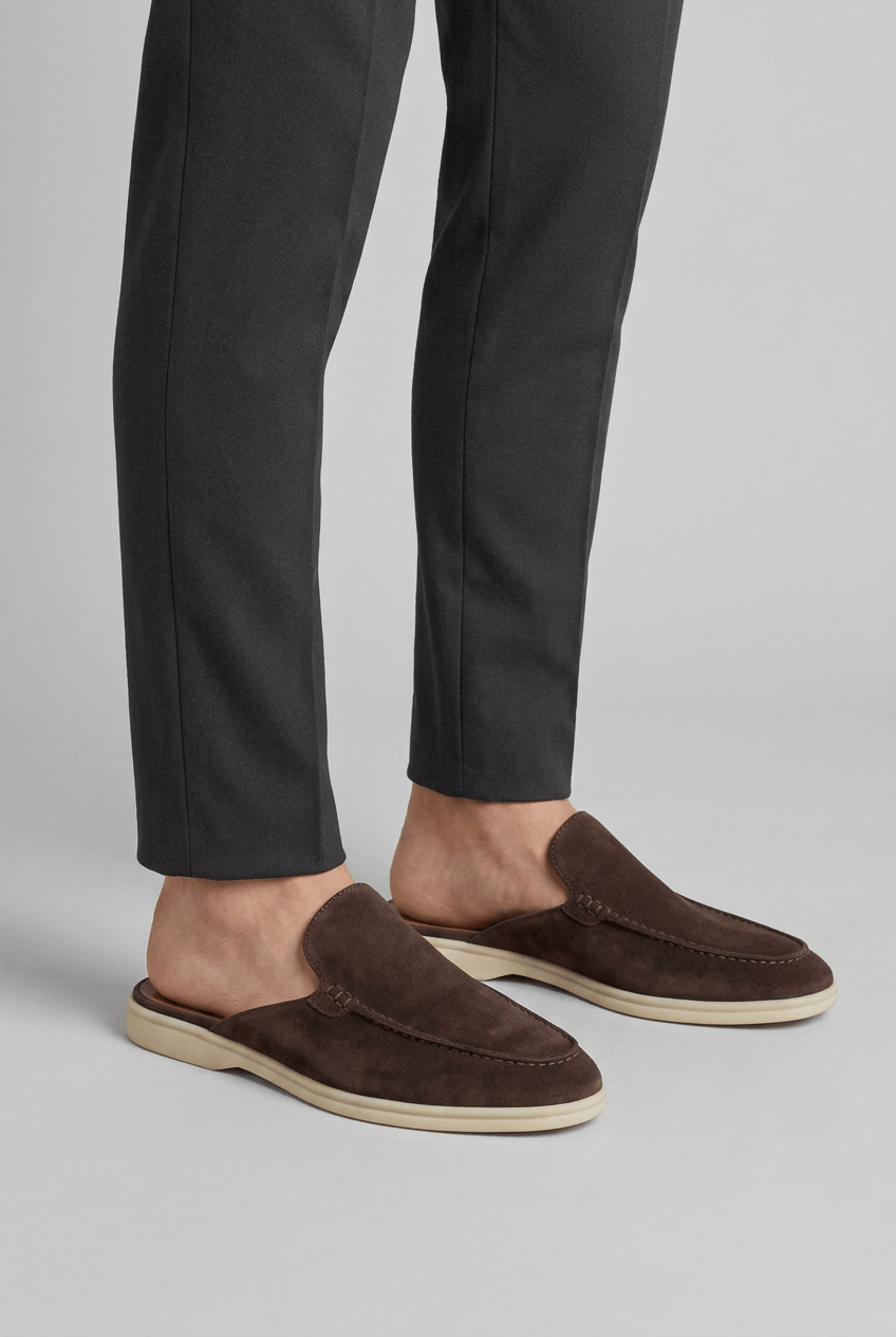 Men's Backless Loafer | Mules & Round Toe