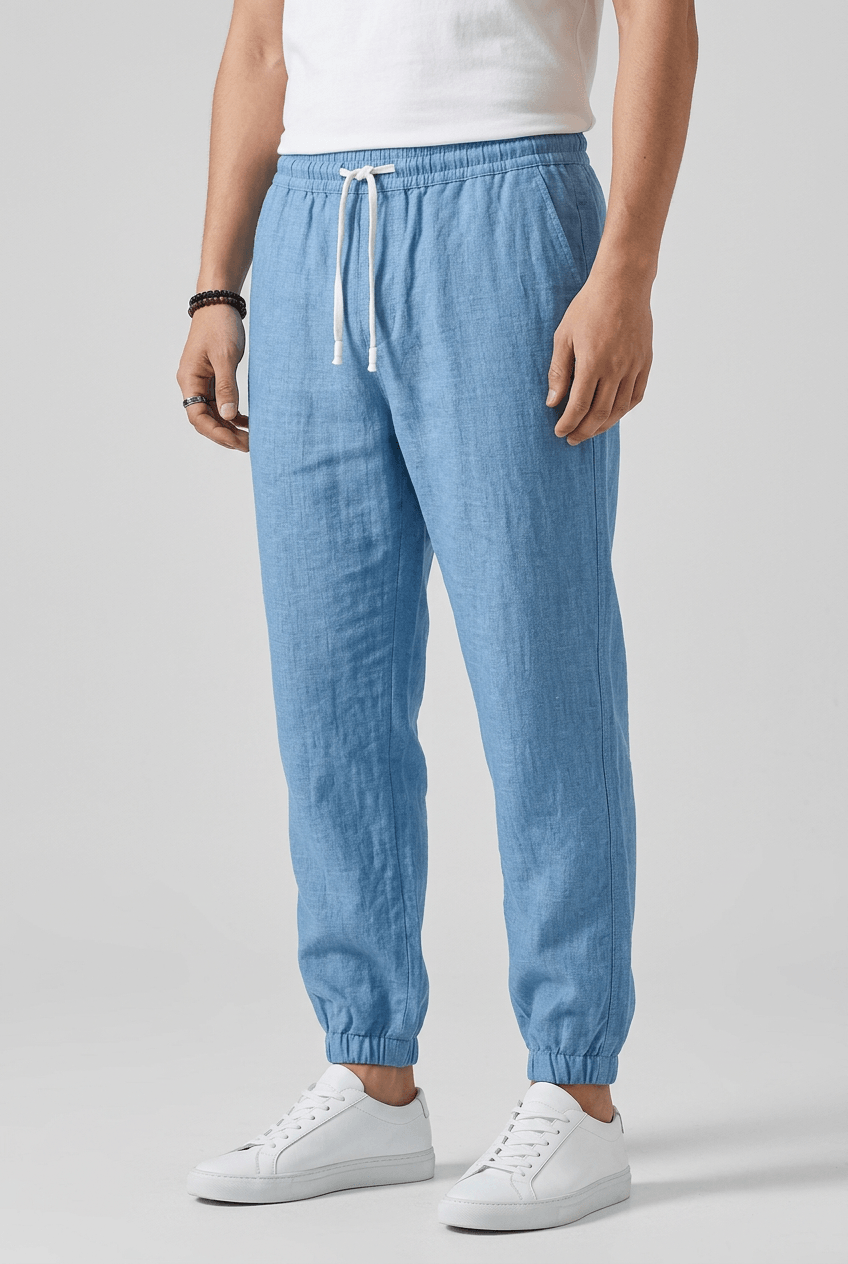 Men's Trousers | Drawstring Waistband & Elastic Cuffs