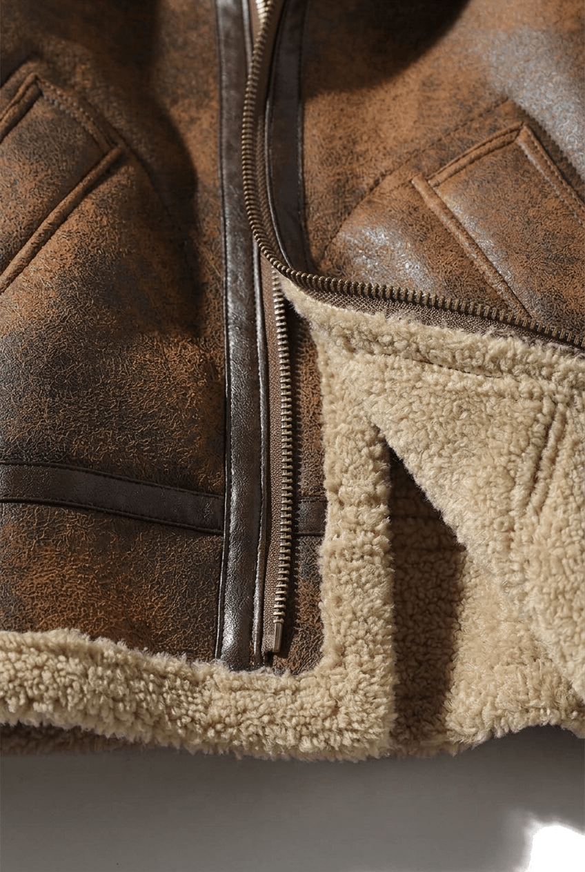 Men's Aviator Jacket | Fleece Collar
