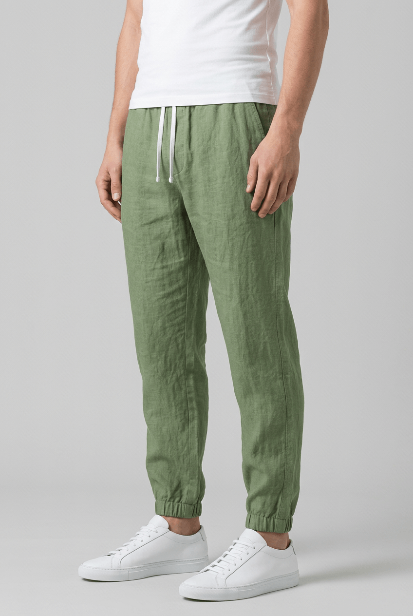 Men's Trousers | Drawstring Waistband & Elastic Cuffs