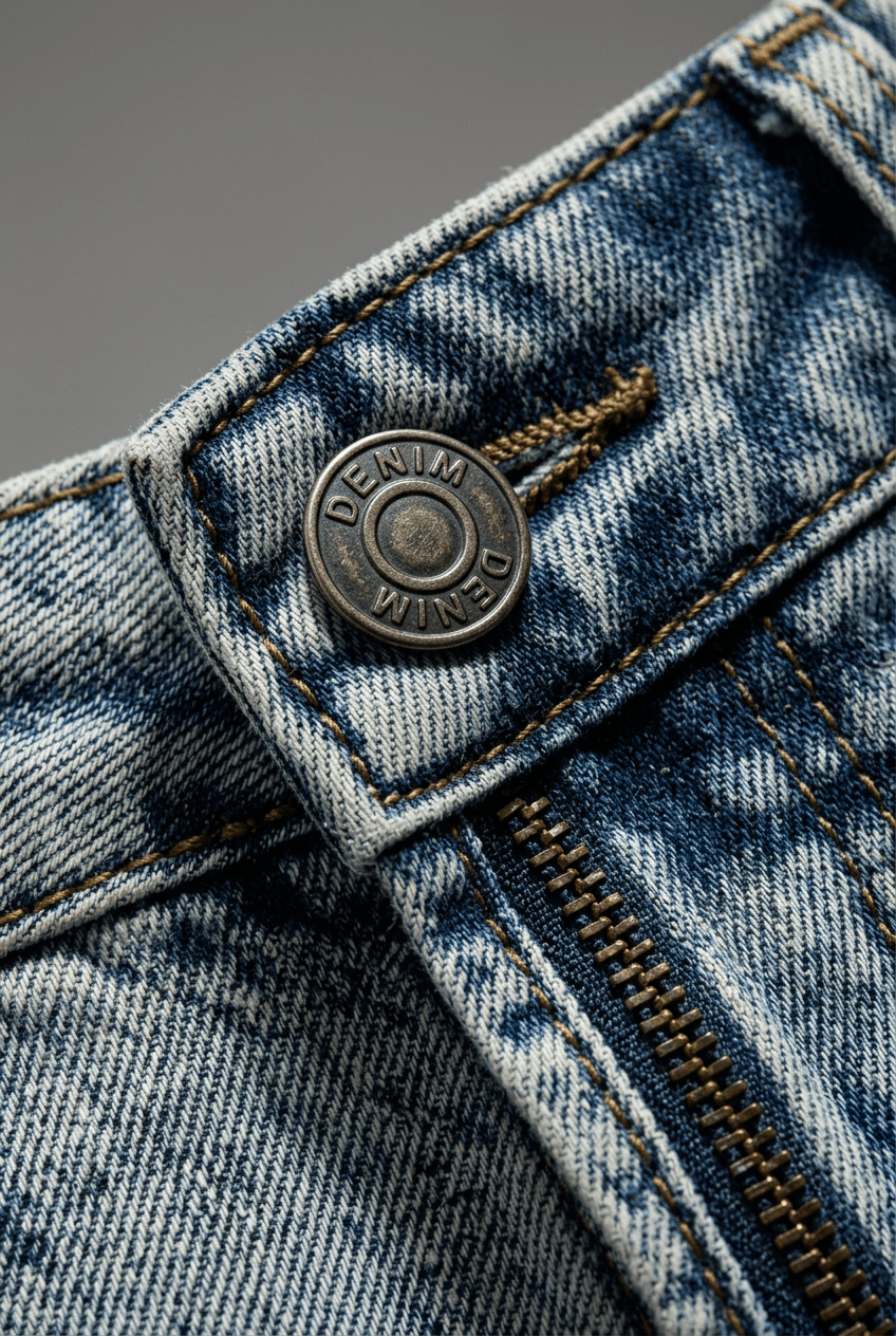 Women's Baggy Wide Leg Jeans | High Waist & Belt Loops
