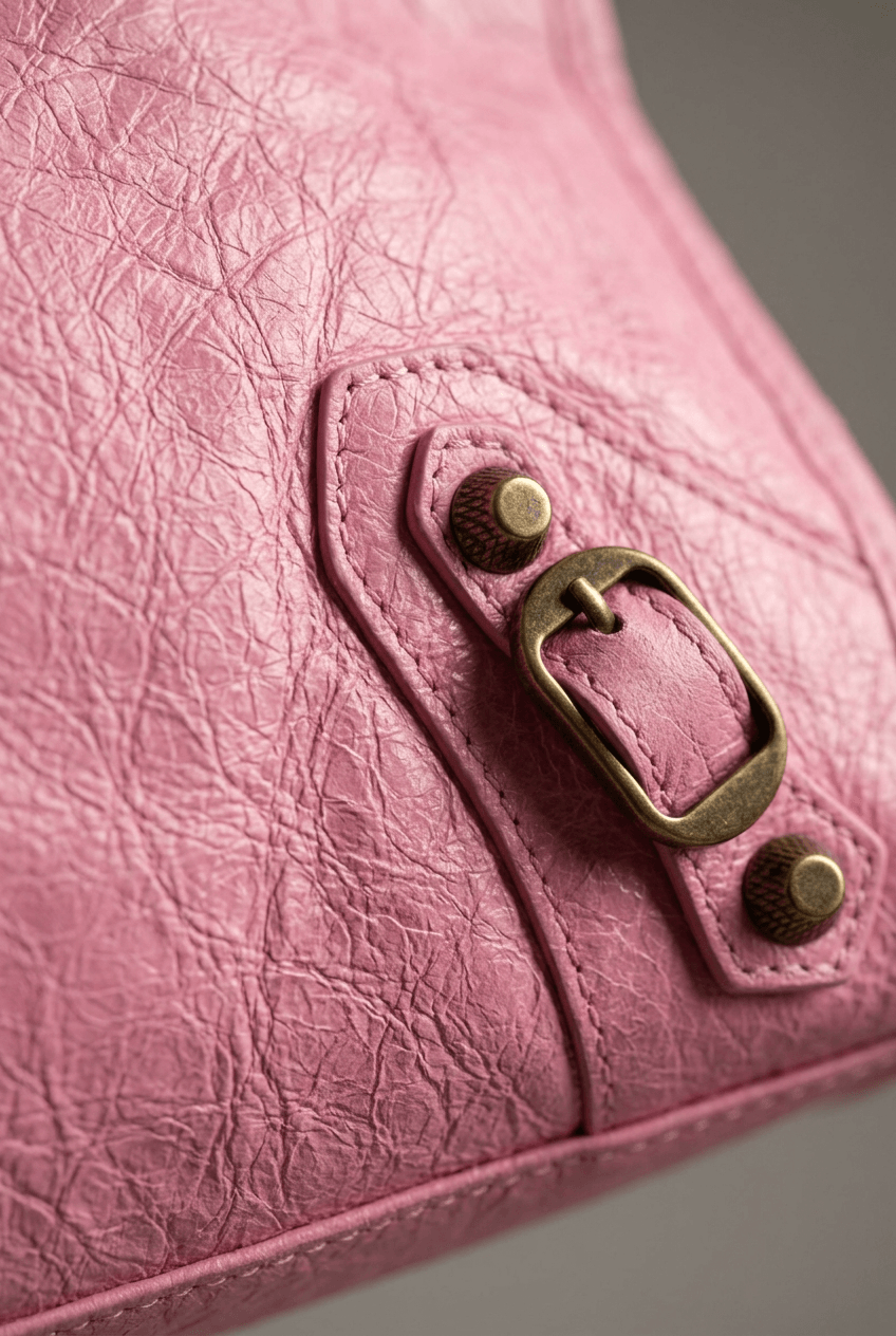Women's Studded Handbag | Woven Top Handles