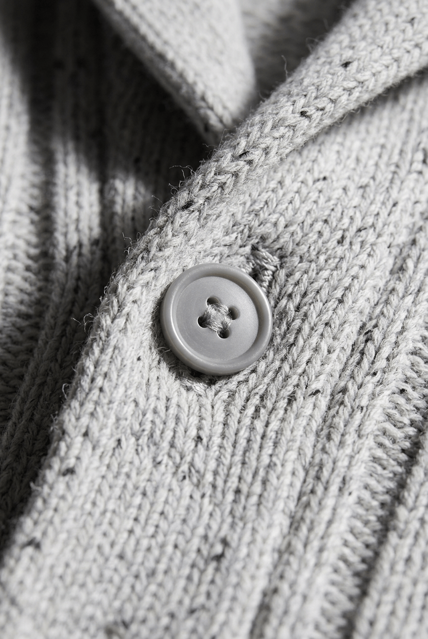 Men's Cable Knit Cardigan | Button Front & Slim Fit