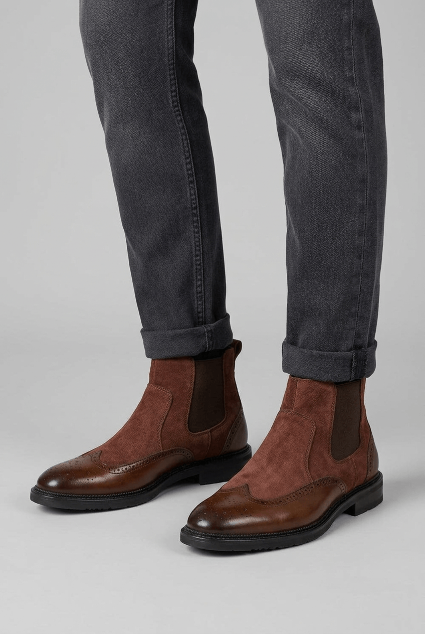 Men's Chelsea Boots | Wingtip Brogue & Pull Tab