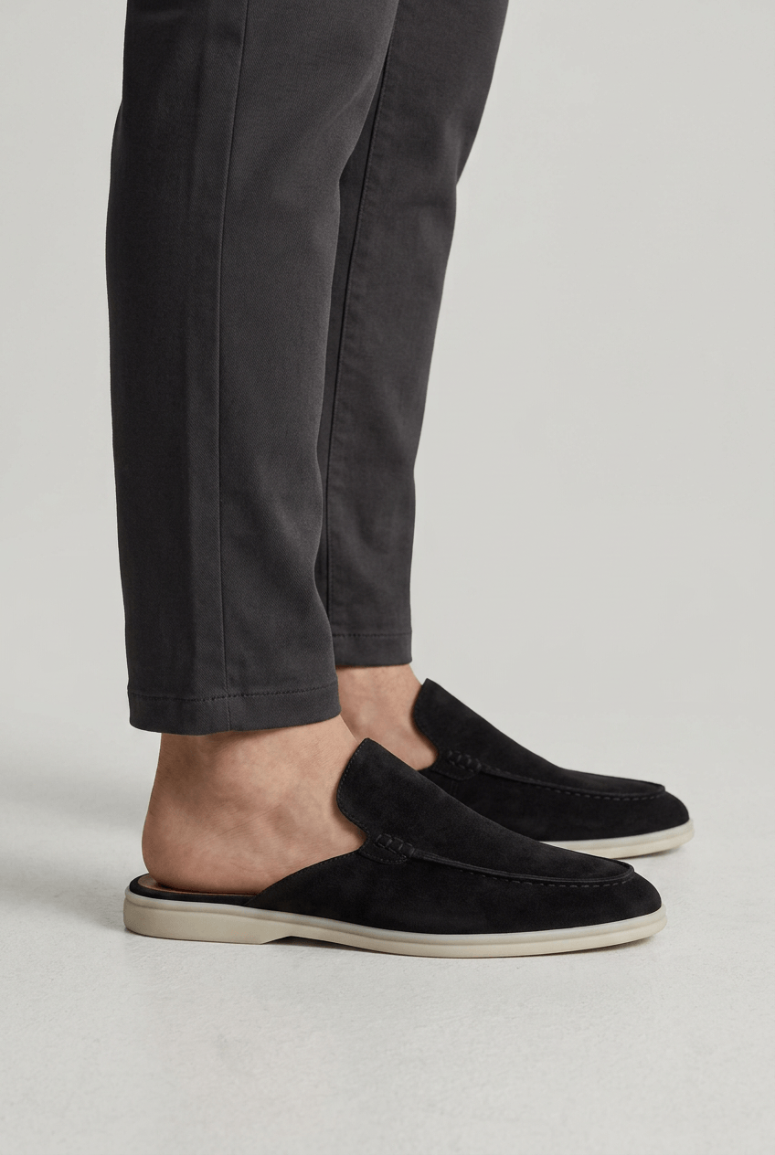 Men's Backless Loafer | Mules & Round Toe