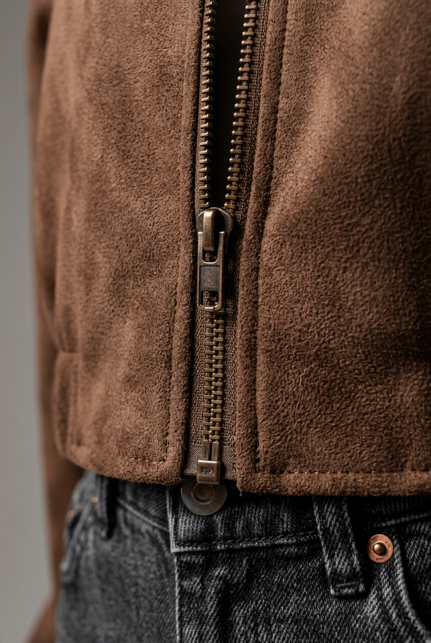 Women's Oversized Bomber Jacket | Shoulder Tabs & Lapel Collar