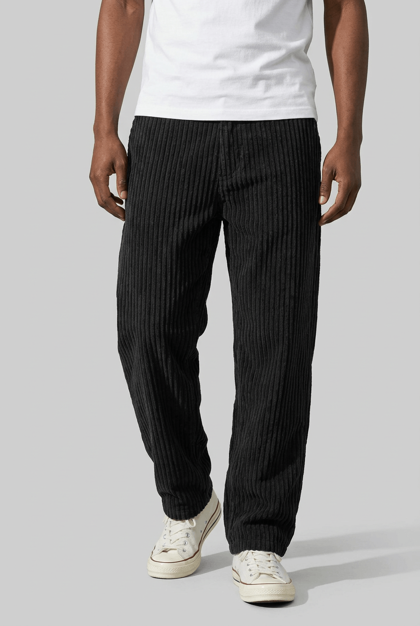 Men's Corduroy Trousers | Wide Wale Straight Fit