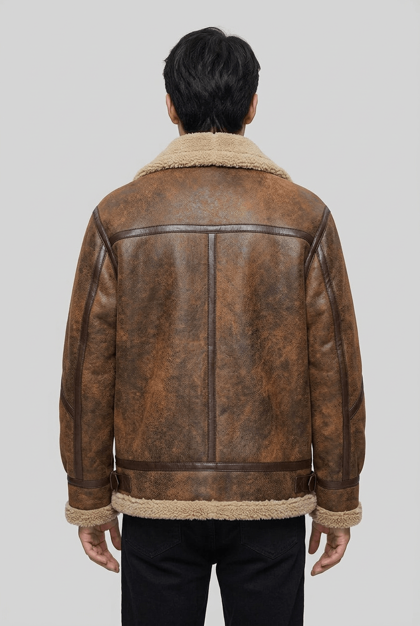 Men's Aviator Jacket | Fleece Collar