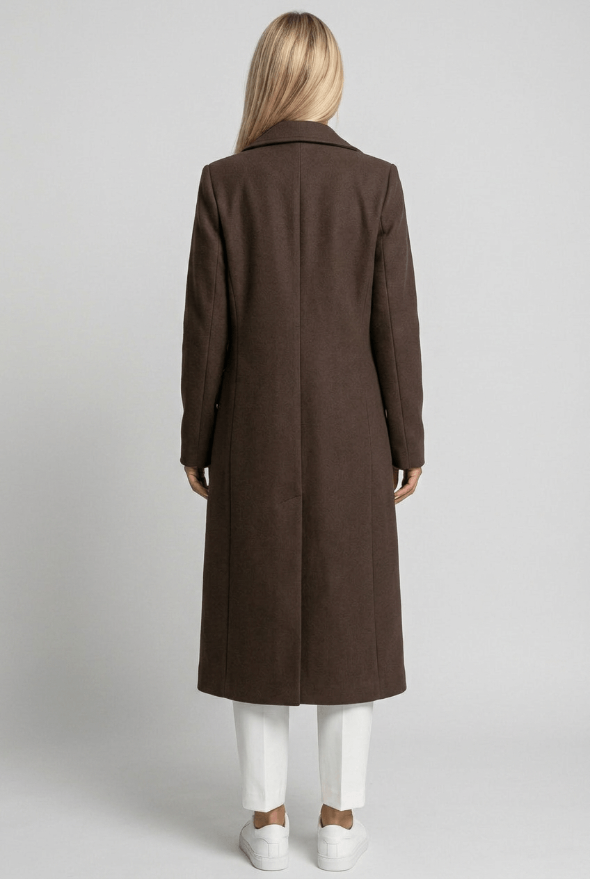 Women's Belted Trench Coat | Button Front & Flap Pockets