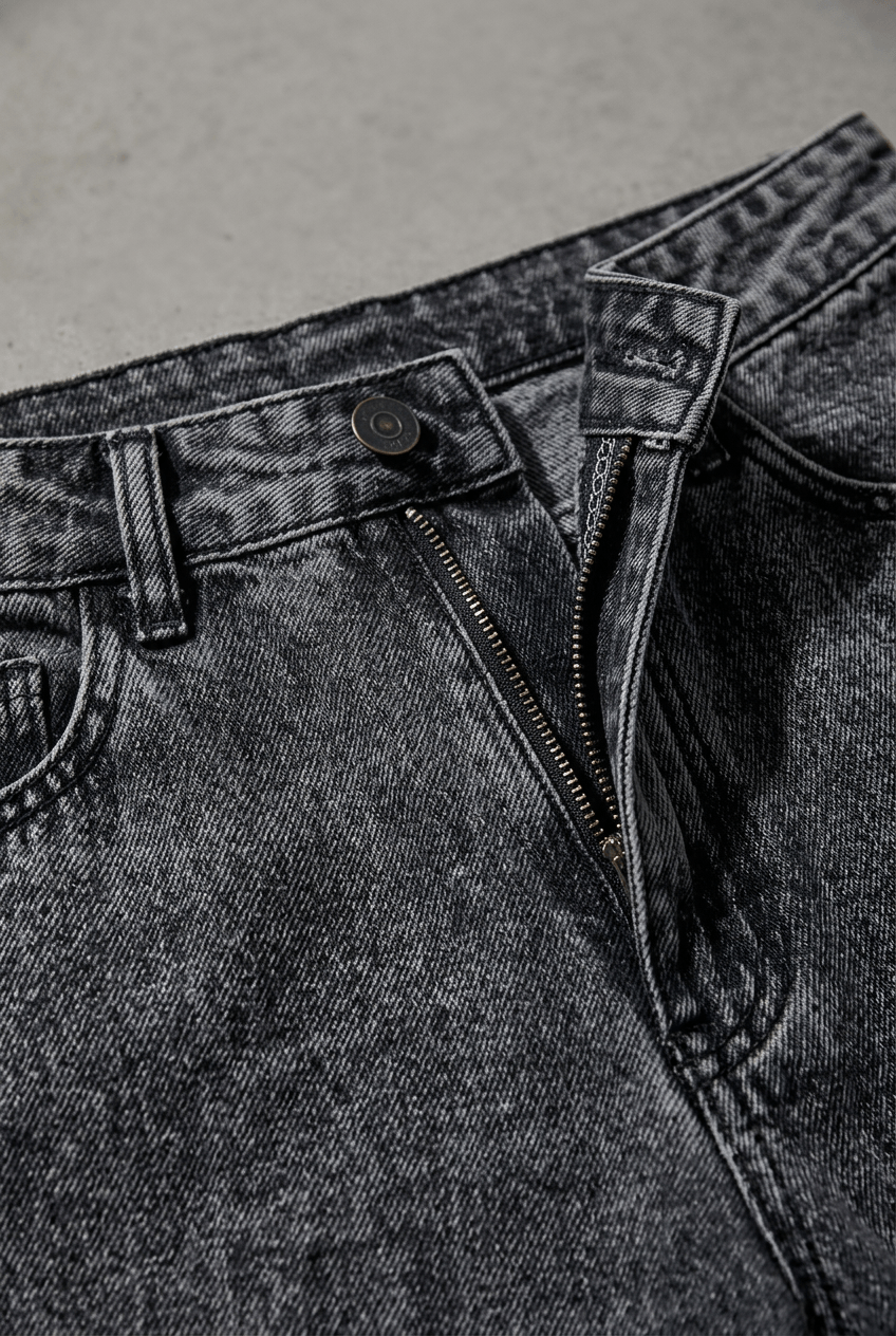 Women's High Waisted Wide-Leg Jeans | Button Fly