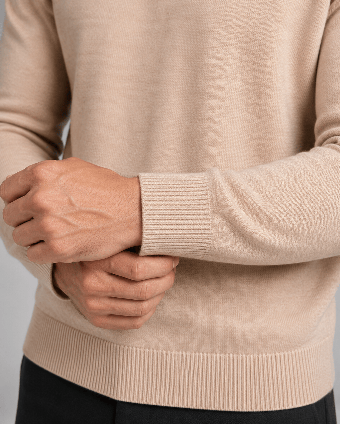 Men's Turtleneck Jumper | Ribbed Roll Neck  Meta title