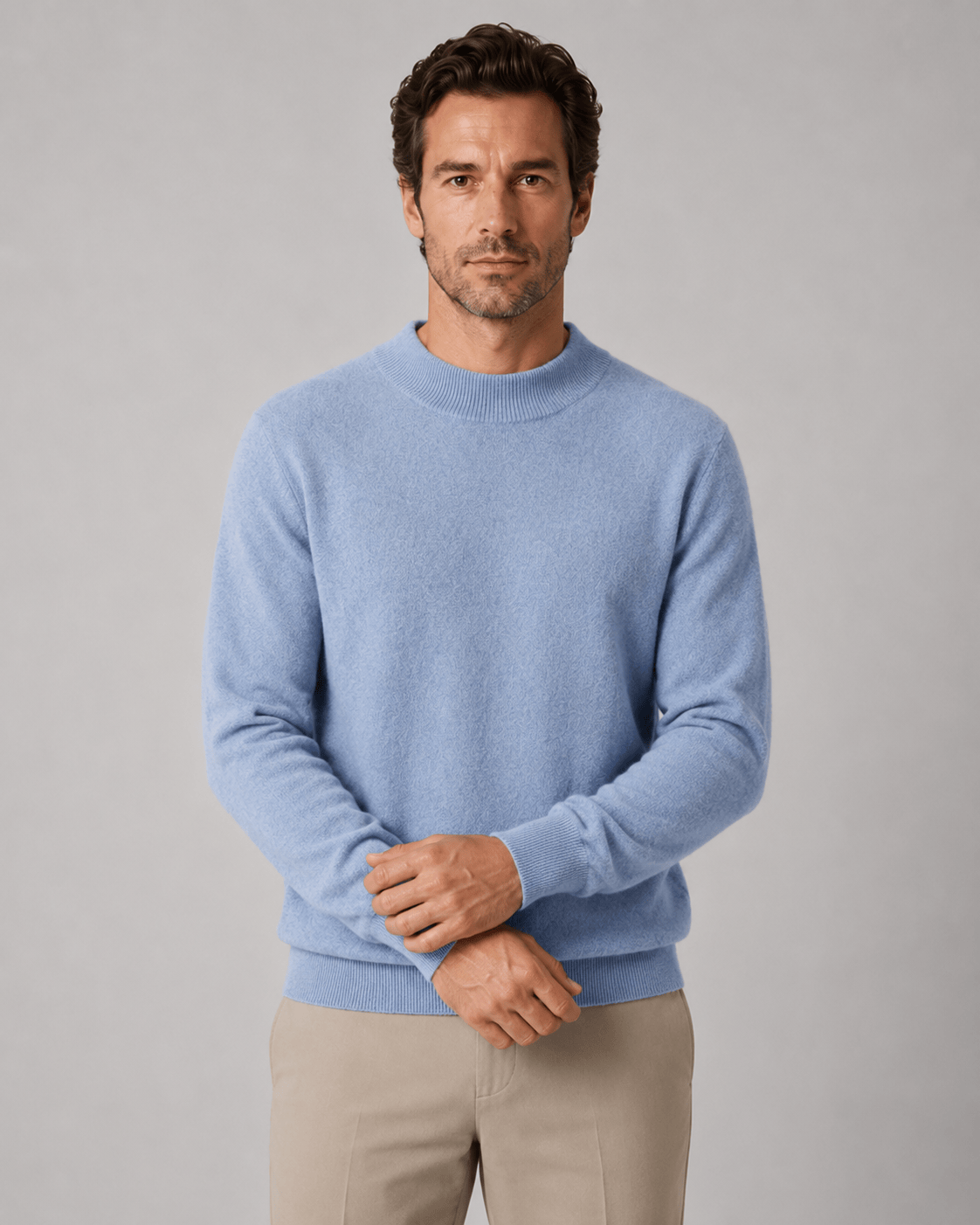 Mens Shirts and Long Sleeve Pull-On Jumper for Comfortable Everyday Layering