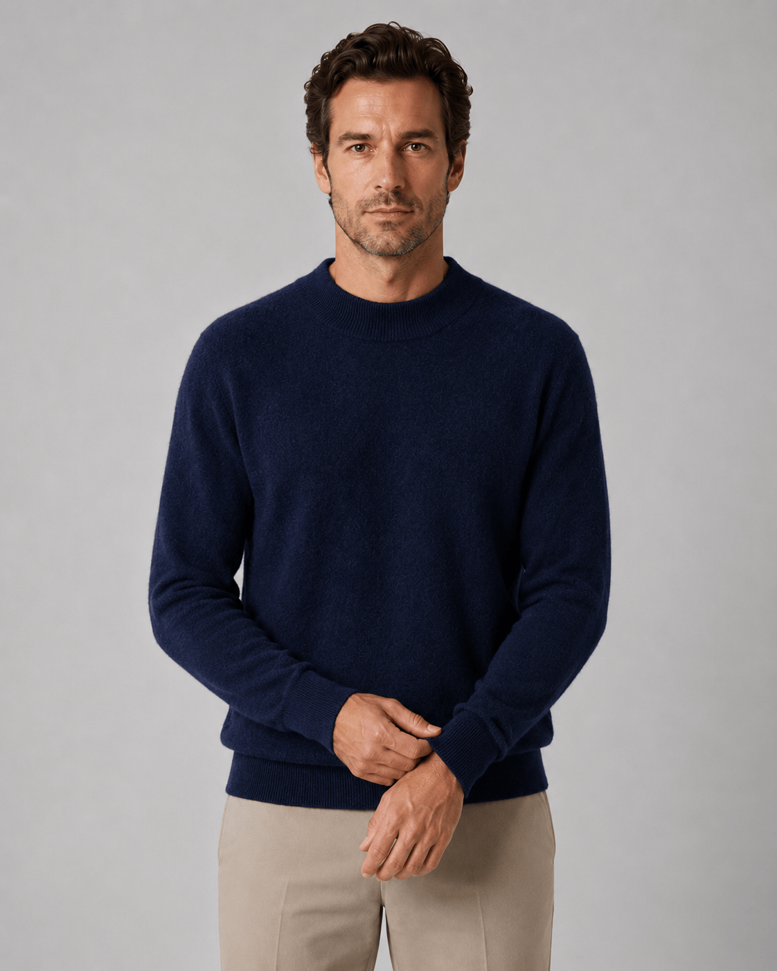Mens Shirts and Long Sleeve Pull-On Jumper for Comfortable Everyday Layering