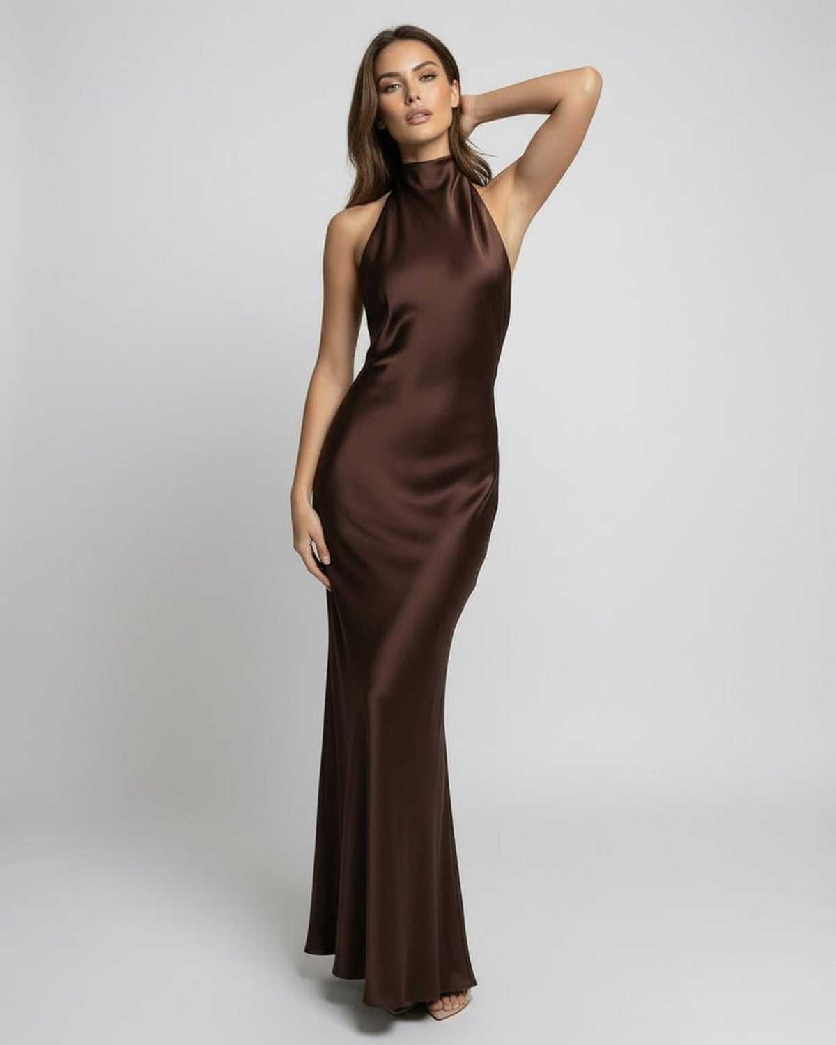 Wedding Guest Dress Women Maxi | Halter Neck & Sleeveless