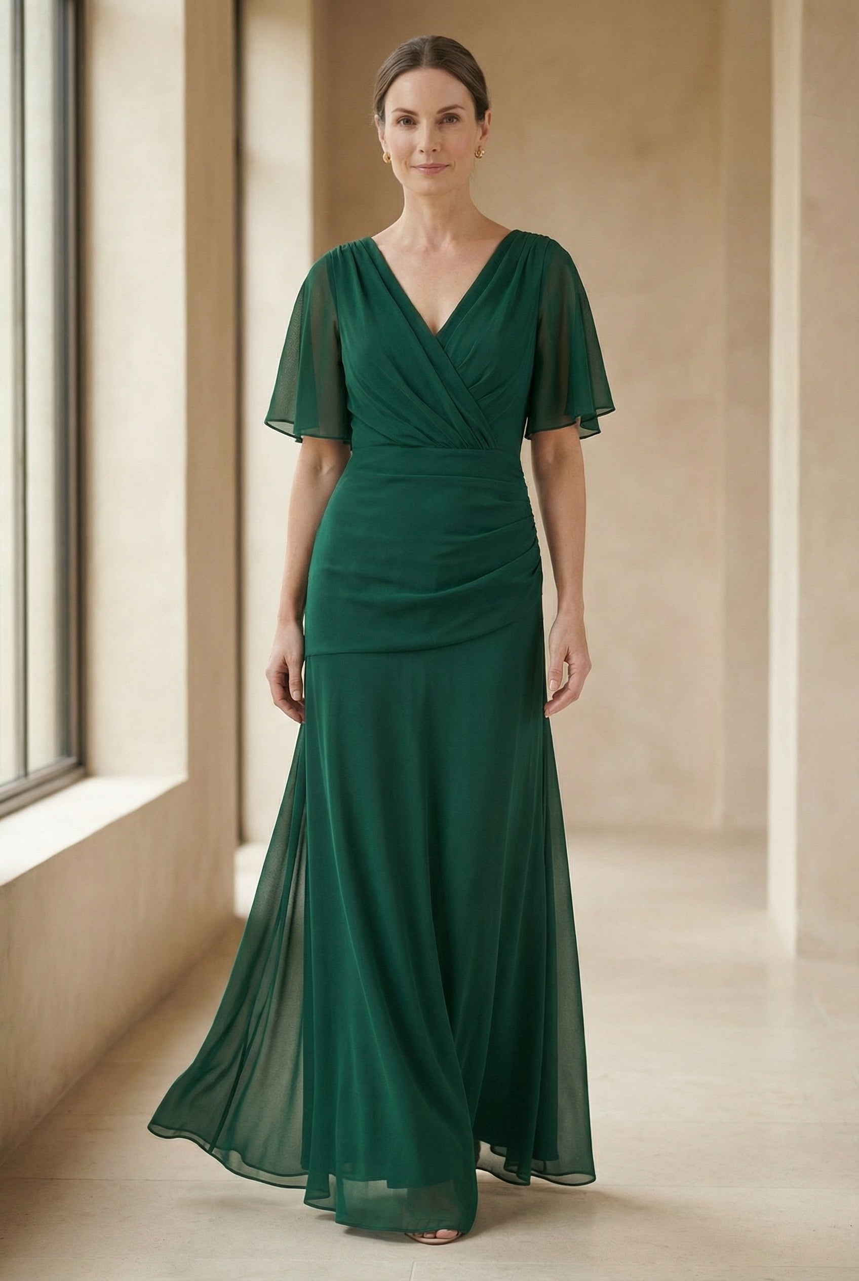Women's Dress | Floral Pleated Maxi