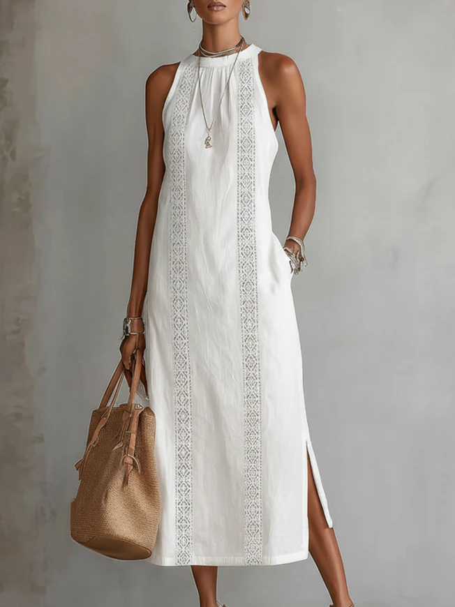 Women's Dress | Embroidered Midi Summer